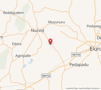 Map of Gollapalle, Andhra Pradesh