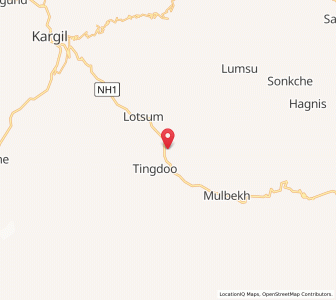 Map of Goma, Kashmir