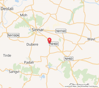 Map of Gonde, Maharashtra