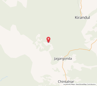 Map of Gondpalli, Chhattisgarh