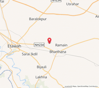 Map of Gongchan ka Nagla, Uttar Pradesh
