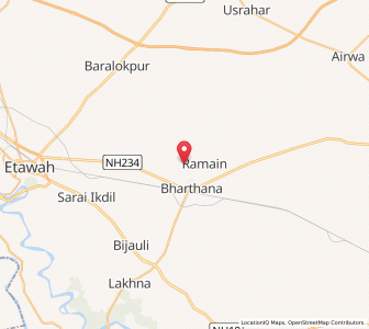 Map of Gopiaganj, Uttar Pradesh