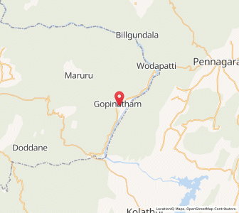 Map of Gopinattam, Karnataka
