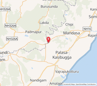 Map of Goppili, Andhra Pradesh