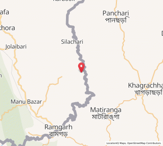 Map of Gorakapa Kachehri, Tripura
