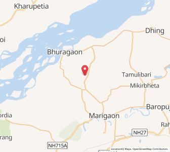 Map of Goramari, Assam