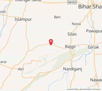 Map of Goraur, Bihar