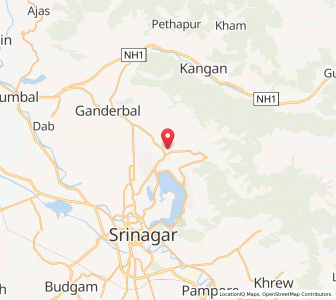 Map of Gorsu, Kashmir