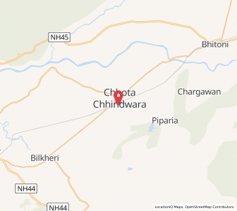 Map of Gotegaon, Madhya Pradesh