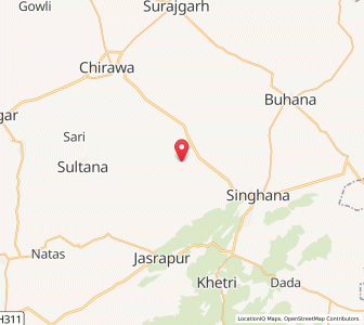 Map of Goth, Rajasthan