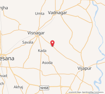 Map of Gothva, Gujarat