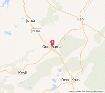 Map of Gourjhamar, Madhya Pradesh