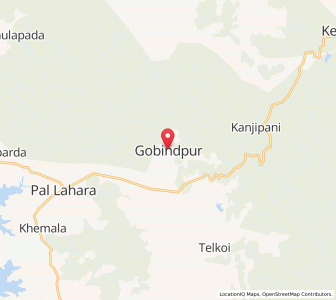 Map of Govindpur, Odisha