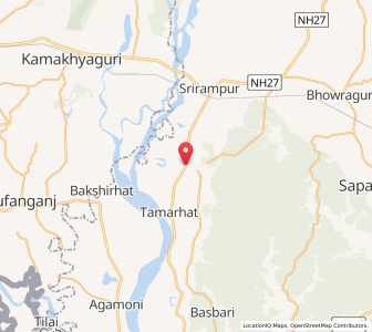 Map of Grahampur, Assam