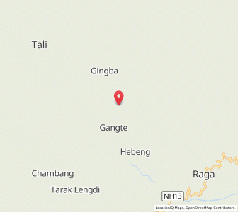 Map of Guchi, Arunachal Pradesh
