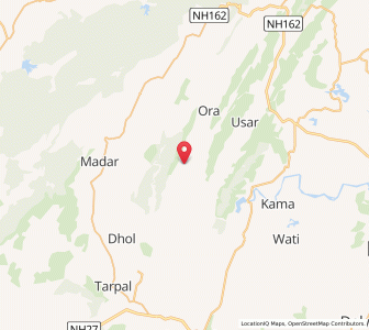 Map of Gudali, Rajasthan