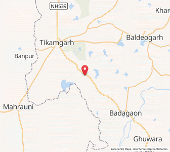 Map of Gudanwara, Madhya Pradesh