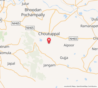 Map of Guddi Malkapur, Andhra Pradesh