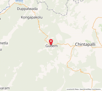 Map of Gudem, Andhra Pradesh
