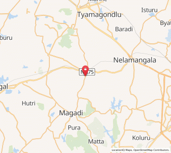 Map of Gudemaranhalli, Karnataka