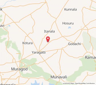 Map of Gudgop, Karnataka