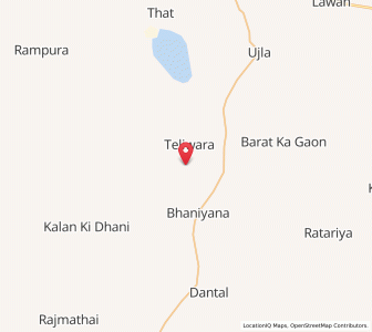 Map of Gudiwala Magra, Rajasthan