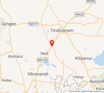 Map of Gudraippattu, Tamil Nadu