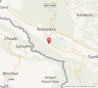 Map of Gugarot, Kashmir