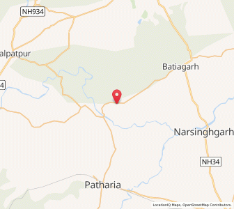 Map of Gugra Kalan, Madhya Pradesh