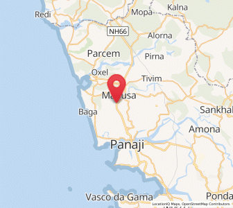 Map of Guirim, Goa