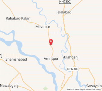 Map of Gujarpur Pamaran, Uttar Pradesh