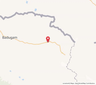 Map of Gujran, Kashmir