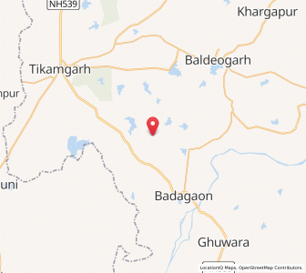 Map of Gujratikhera, Madhya Pradesh