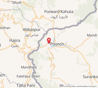 Map of Gula, Kashmir