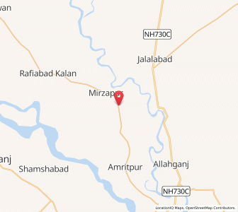 Map of Gulabnagar, Uttar Pradesh
