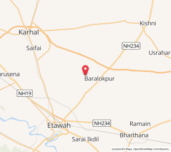 Map of Gulabpur, Uttar Pradesh