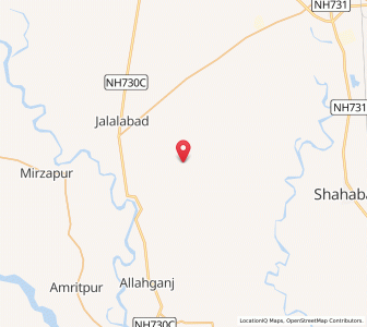 Map of Gularia Nagla, Uttar Pradesh