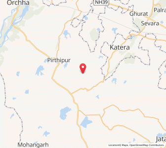 Map of Gulenda, Madhya Pradesh
