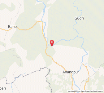 Map of Gulu, Jharkhand