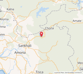 Map of Gululem, Goa