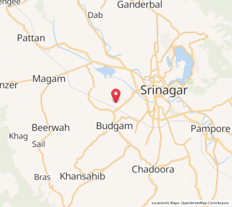 Map of Gulwanpur, Kashmir
