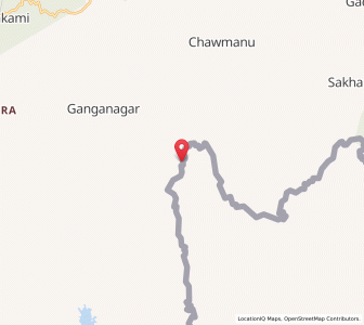 Map of Gunamanipara, Tripura