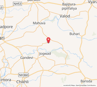 Map of Gunasvel, Gujarat