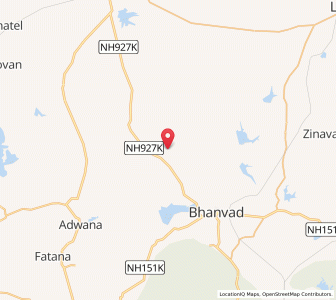 Map of Gunda, Gujarat