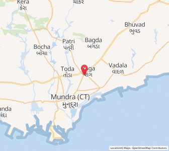 Map of Gundala, Gujarat