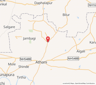 Map of Gundevadi, Karnataka
