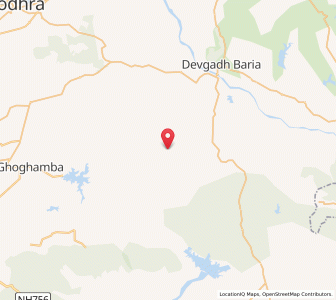 Map of Gundi, Gujarat