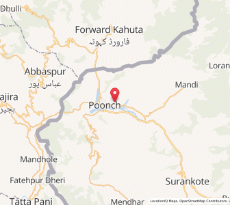 Map of Gundt, Kashmir