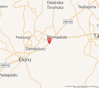 Map of Gundugolanu, Andhra Pradesh