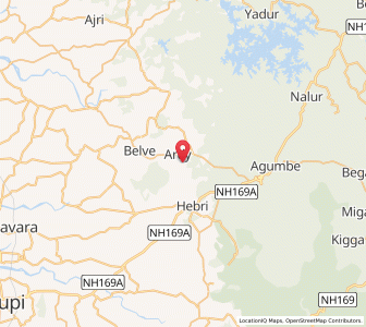Map of Gundukallu, Karnataka